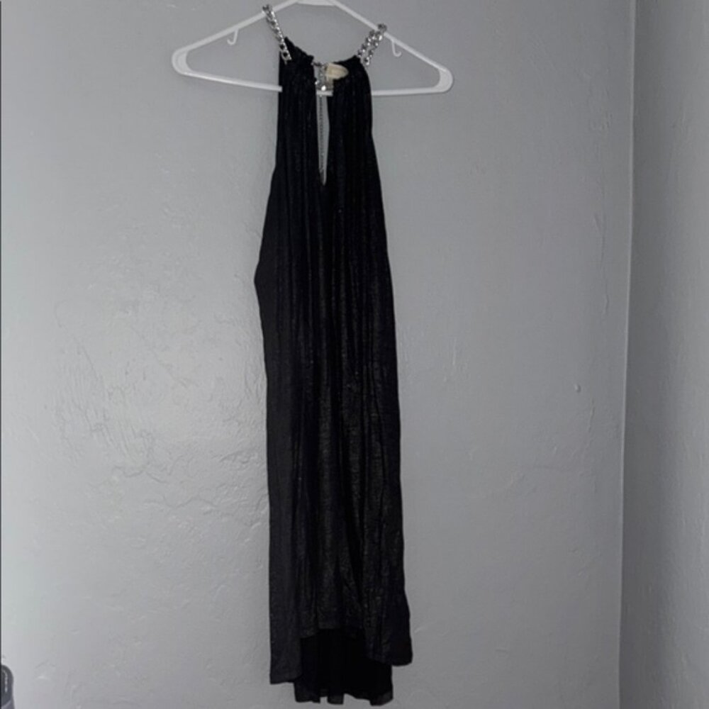 Michael Kors Black Sleeveless Halter Dress 19
